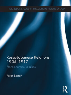 cover image of Russo-Japanese Relations, 1905-17